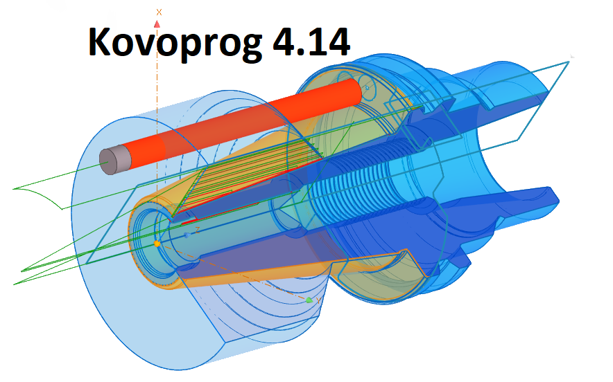 Nová verze Kovoprog pro třískové obrábění 4.14